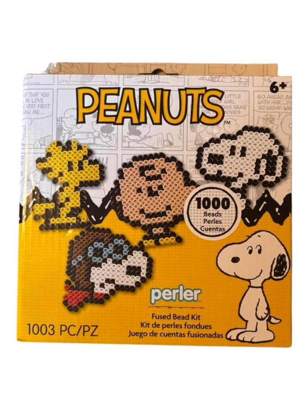 Peanuts Fused Bead Kit - Perler New